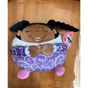 Fresh Cuddles Angel Puffball 6" plush doll. NWT